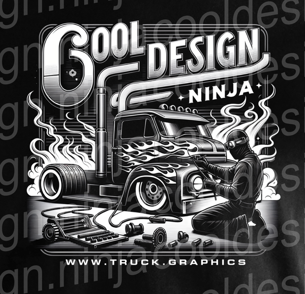 Cool Design Ninja Lil Flamer T-Shirts