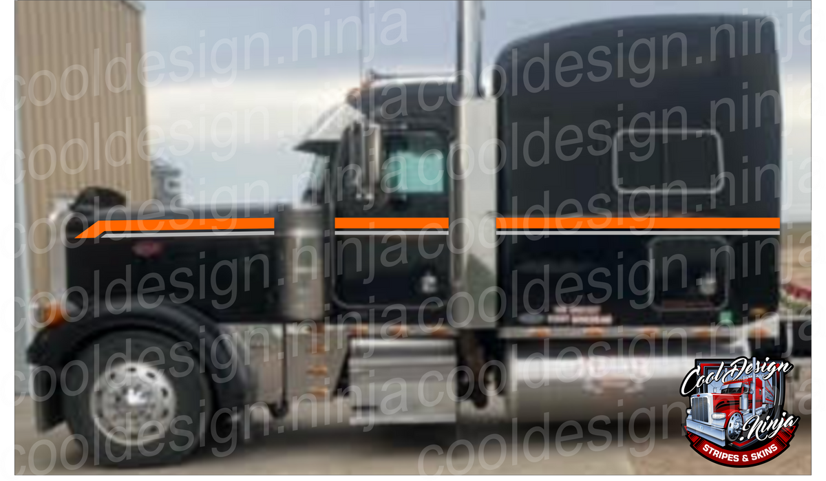 AZ Wedge Peterbilt 389 Stripe Kits – Cool Design Ninja