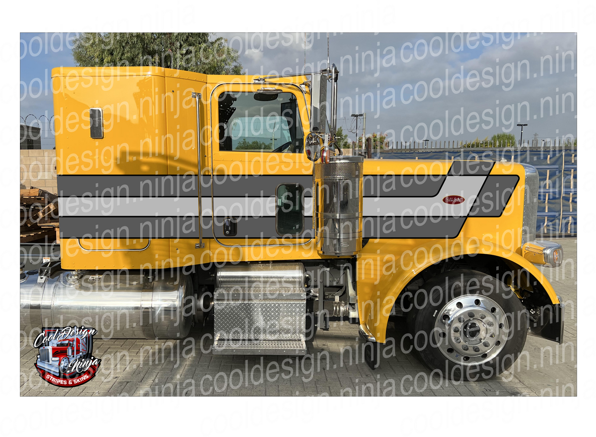 Car Carrier Chicago Peterbilt Stripe Kit – Cool Design Ninja