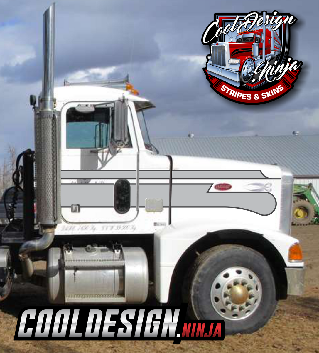 Daycab Peterbilt Seminole Stripe Kit – Cool Design Ninja