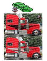 Hot Arrow Coastal Peterbilt Stripe Kit - Fleet Pack