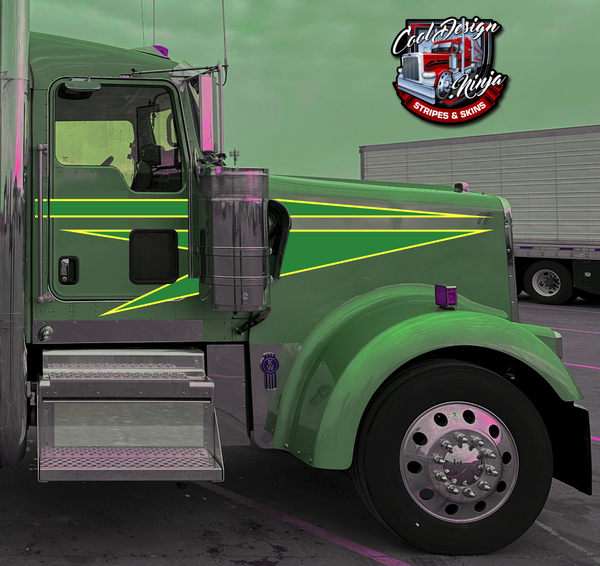 Straight Arrow Daycab Kenworth Stripe