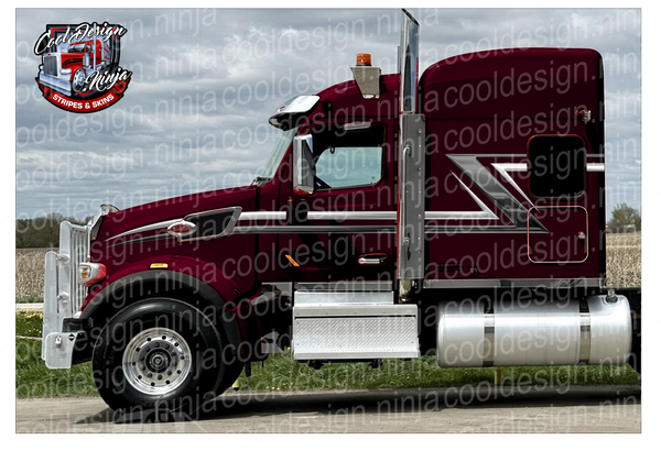 567 ZZZ Top Peterbilt Stripe Kit