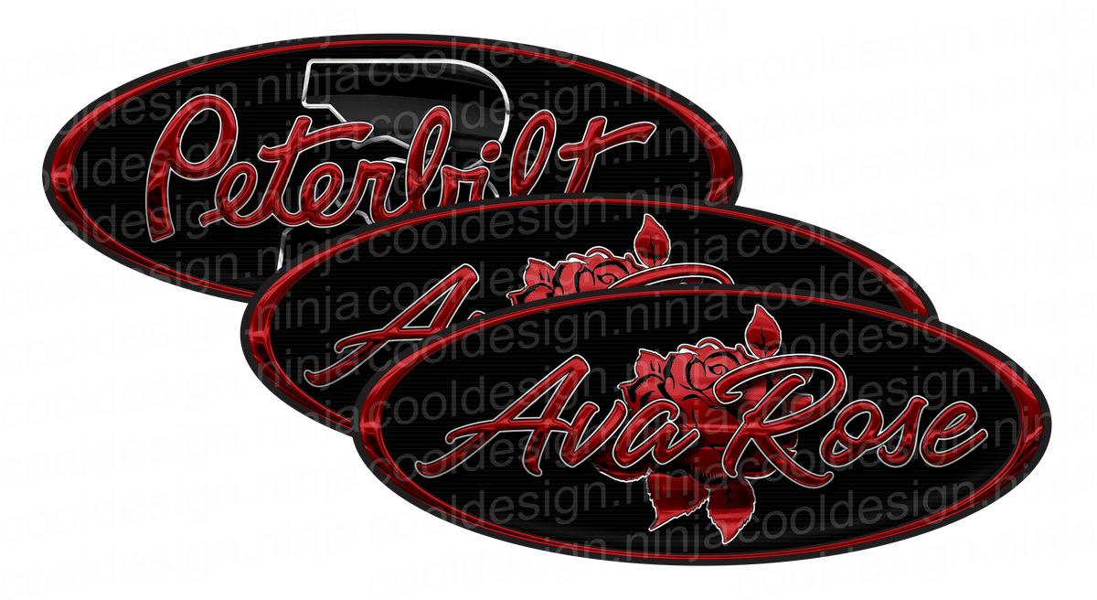 Ava rose Peterbilt Emblem Skins – Cool Design Ninja