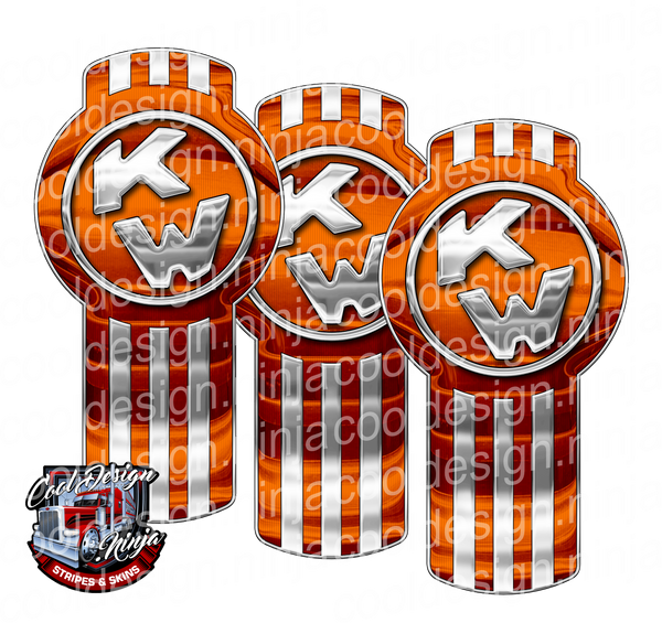 Blessed Orange Kenworth Emblem Skins