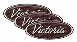 Cream and Brown Victoria Peterbilt Emblem Skins
