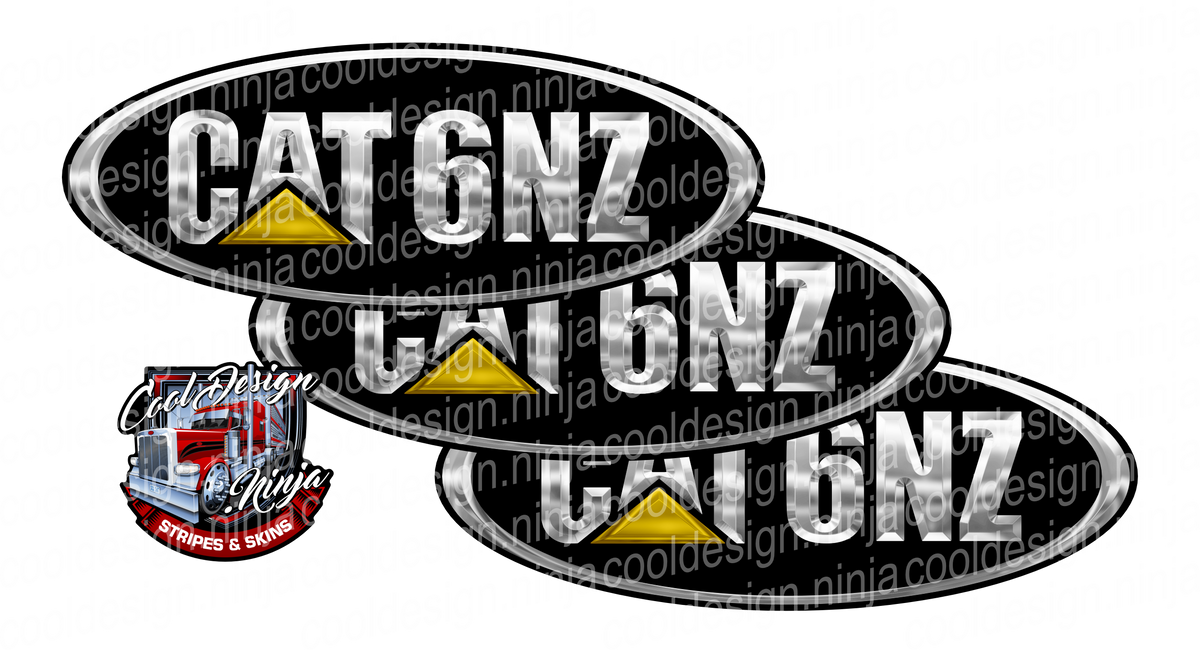 CAT 6NZ Peterbilt Emblem Skins – Cool Design Ninja