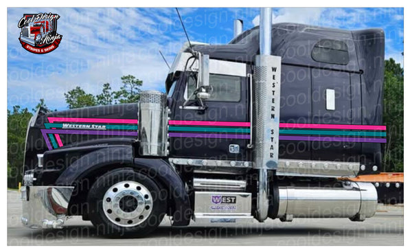 Hard 777 Western Star Stripe Kit