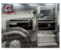 Black and Grey Seminole Daycab Kenworth Stripe