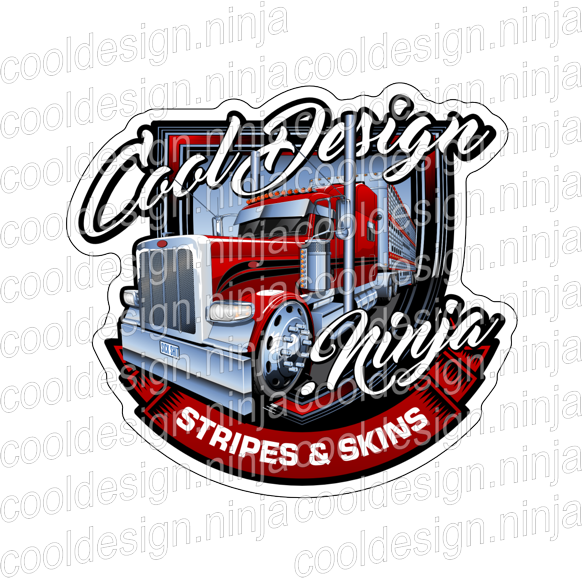 Cool Design Ninja Logo - Dumb Beer Fridge Decal