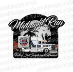 Midnight Run - Dumb Beer Fridge Decal