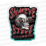 Snake Eye Steve - Dumb Beer Fridge Decal