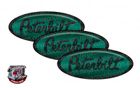 Dark Green and Black Peterbilt Emblem Skins
