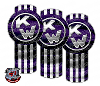 Dark Purple Kenworth Emblem Skin