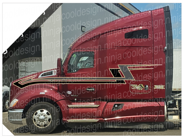 Kachan Burgundy Double Z 680 KW Stripe Kit