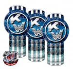 HB Blue Fade Kenworth Emblem Skins