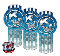 HB Blue Fade Kenworth Emblem Skins