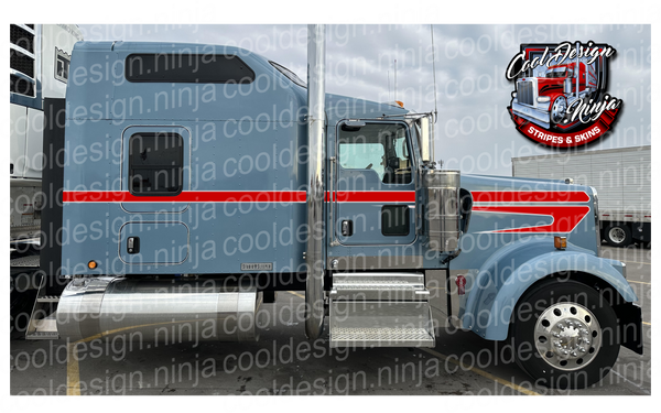 Iron Eagle W9 Kenworth Stripe Kit