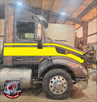 Short Hood 579 High Rise Seminole Peterbilt Stripe Kit