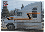 Double Z Slip Stream Western Star 5700EX Peterbilt Stripe Kit