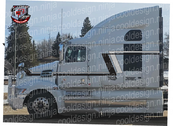 Double Z Western Star 5700EX Peterbilt Stripe Kit