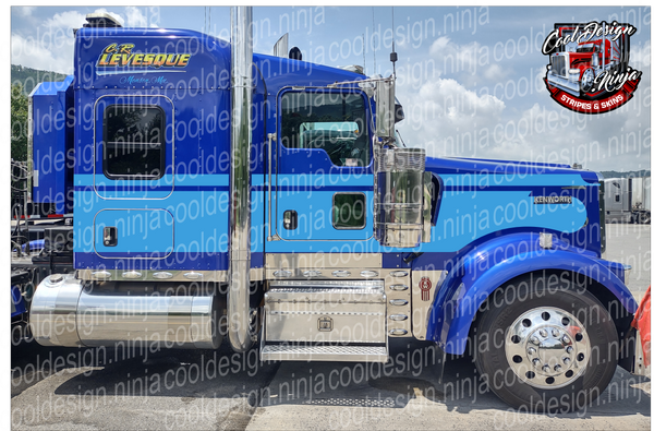 Levesque Kenworth W9 Seminole Stripe