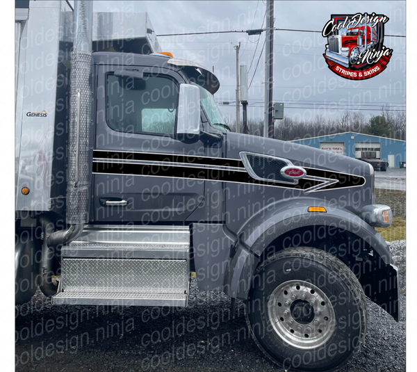 Daycab Peterbilt Seminole Stripe Kit – Cool Design Ninja