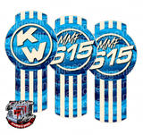Light Blue and Cream Kenworth Emblem Skins