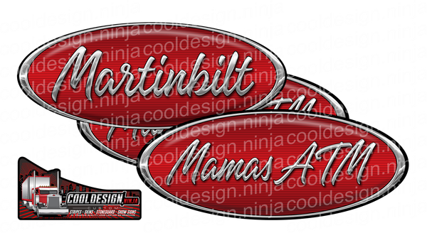 Mamas ATM Peterbilt Emblem Skins