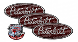 Maroon Peterbilt Emblem Skins