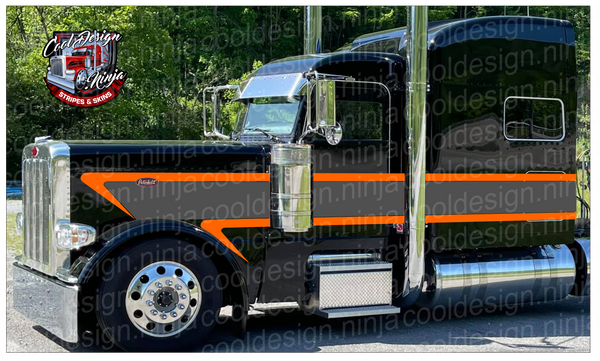 Disco Is Dead Straight 777 Peterbilt Stripe Kit – Cool Design Ninja