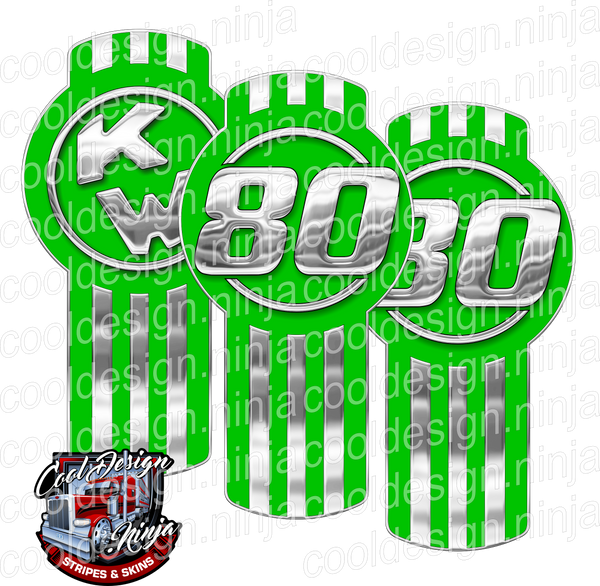 Monster Energy Green Unit 80 Kenworth Emblem Skins