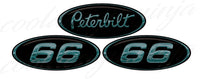 Dark Green Peterbilt Emblem Skins with #66 side logos