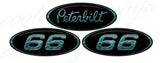 Dark Green Peterbilt Emblem Skins with #66 side logos