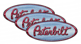 Pink and Blue Peterbilt Emblem Skins