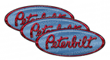 Pink and Blue Peterbilt Emblem Skins