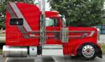 379/389 Two Tone Grey Vintage Takeoff Peterbilt Stripe Kit