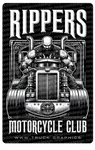 Rippers MC Banner - 24in