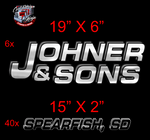 Johner and Sons Lettering and Number Kits