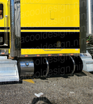 Black W9 Kenworth Tank Wrap Kit