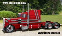 379/389 East Side Chicago Skyhook Peterbilt Stripe Kit