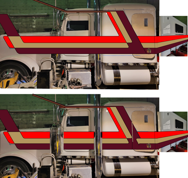 Full Wrap Chicago Peterbilt Stripe Kit – Cool Design Ninja