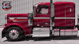 Wedge Overhook Stripe 589 Peterbilt Kit