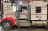 Cardinal Red 70s Overshadow Kenworth W9 Stripe Kit