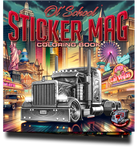 The Original Ol School Sticker Mag And Coloring Book