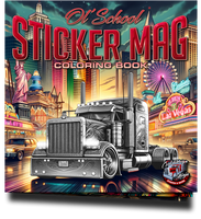 The Original Ol School Sticker Mag And Coloring Book