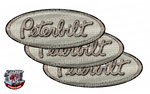 Light Brown and Cream Peterbilt Emblem Skins