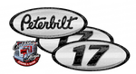 Unit 17 Black and White Peterbilt Emblem Skins