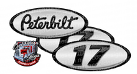 Unit 17 Black and White Peterbilt Emblem Skins