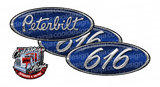 Viper Blue Unit 616 Peterbilt Emblem Skins
